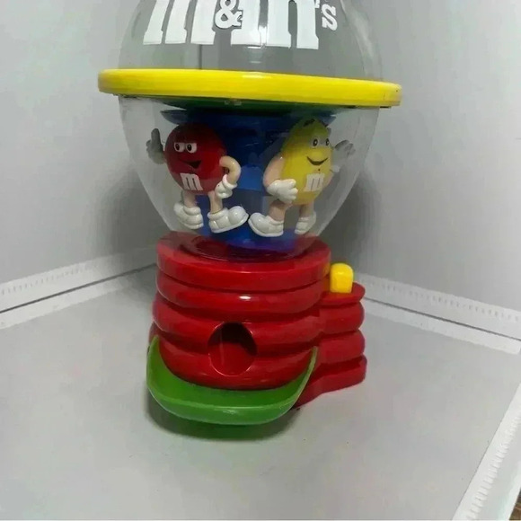 1991 Vintage M&M's Candy Dispenser Gumball Machine Style 9" - Picture 2 of 8
